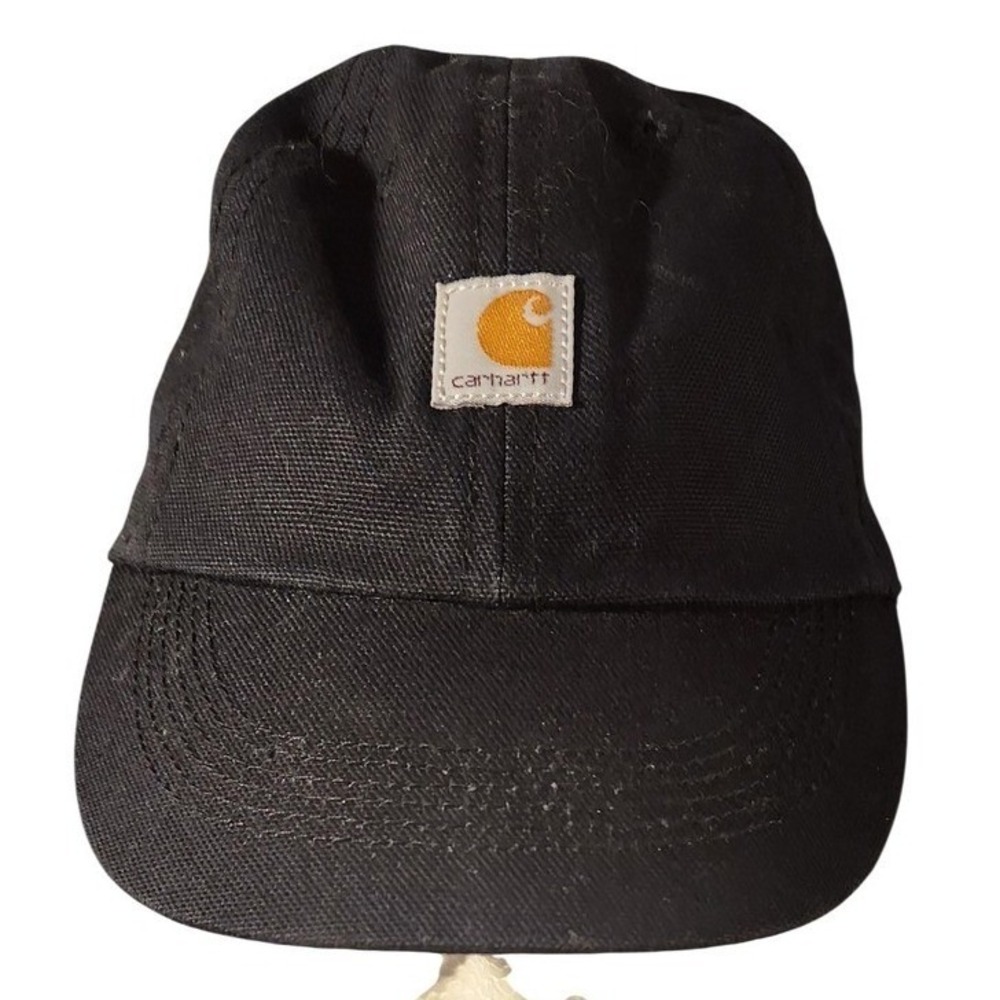 Carhartt Hat‎ Cap Baseball Fitted Youth Child Black Canvas Workwear Outdoor